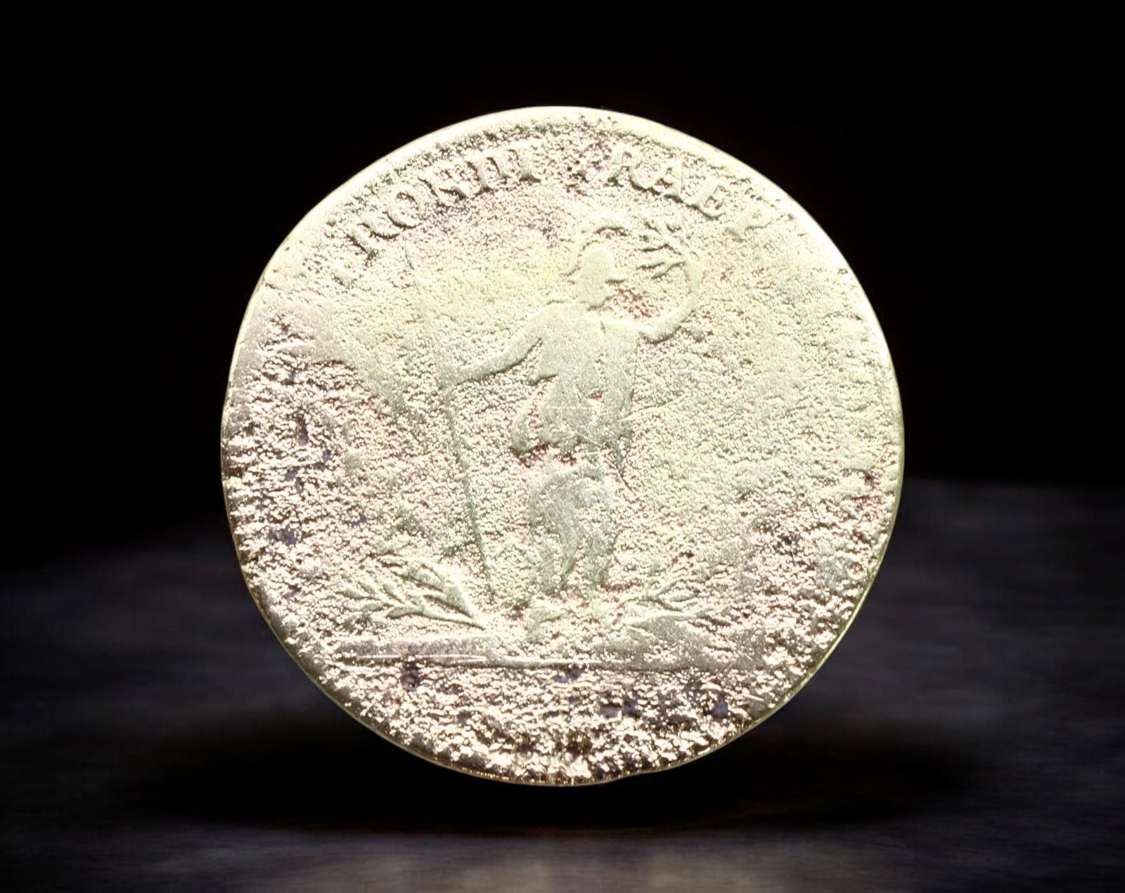 FRANCE: Louis XIV - Copper 1/12 Ecu (Jeton de Compte), "LVDOVICVS MAGNVS REX", ca. 1700 (25mm, 4.1g): This copper jeton, likely issued around 1700 under the reign of Louis XIV, features the revered Sun King in laureate profile with the surrounding Latin legend "LVDOVICVS MAGNVS REX," affirming his gra