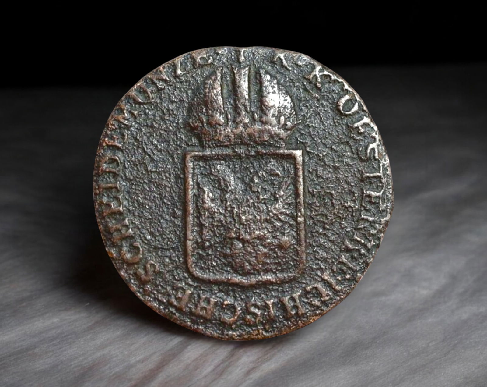 AUSTRIA: Franz I - Copper 1/4 Kreuzer Coin Coin, 1816 O Oravicza Mint (20mm, 1.4g) (1 of 2)