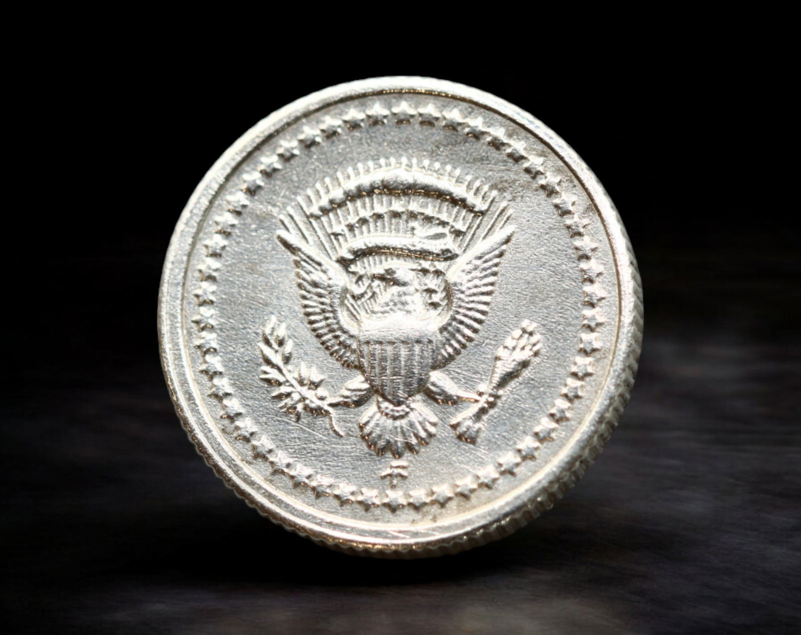 UNITED STATES: John Quincy Adams - Silver Presidential Treasury Medal, 1967-1970 (10mm, 1.1g) (1 of 2)