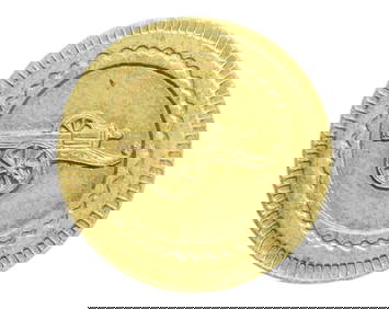 FRANCE: Cannon Motif Token - 20 Centimes Merchant Token, c.20th Century (20mm) (1 of 3)