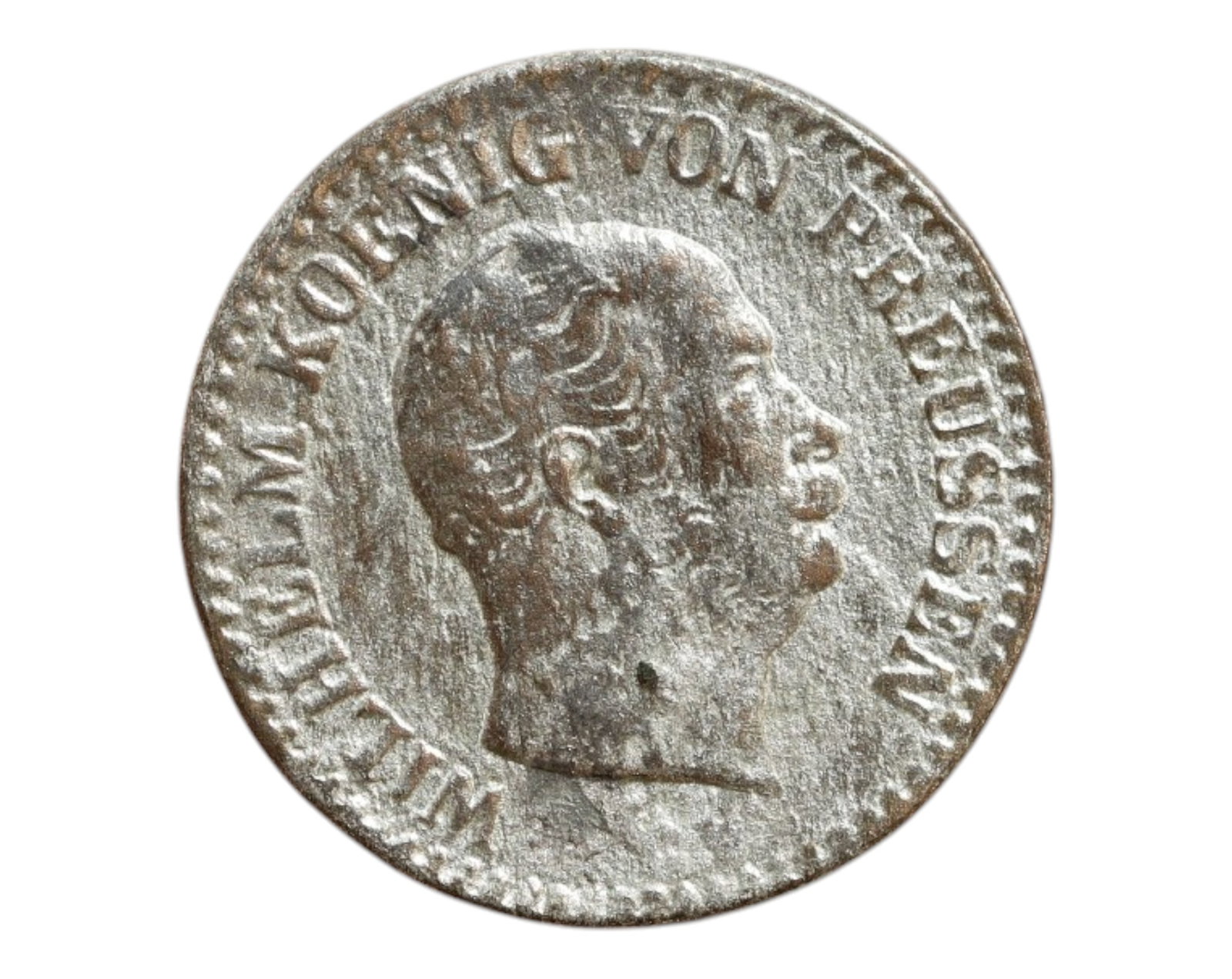 GERMANY/PRUSSIA: King Wilhelm I - National Strength Silver 1 Silbergroschen Coin, 1865 A Berlin Mint: Struck during the pivotal reign of King Wilhelm I, this 1 Silbergroschen coin, 18mm, from 1865 embodies the rising momentum of Prussia on the eve of German unification. Wilhelm's stern, authoritative 