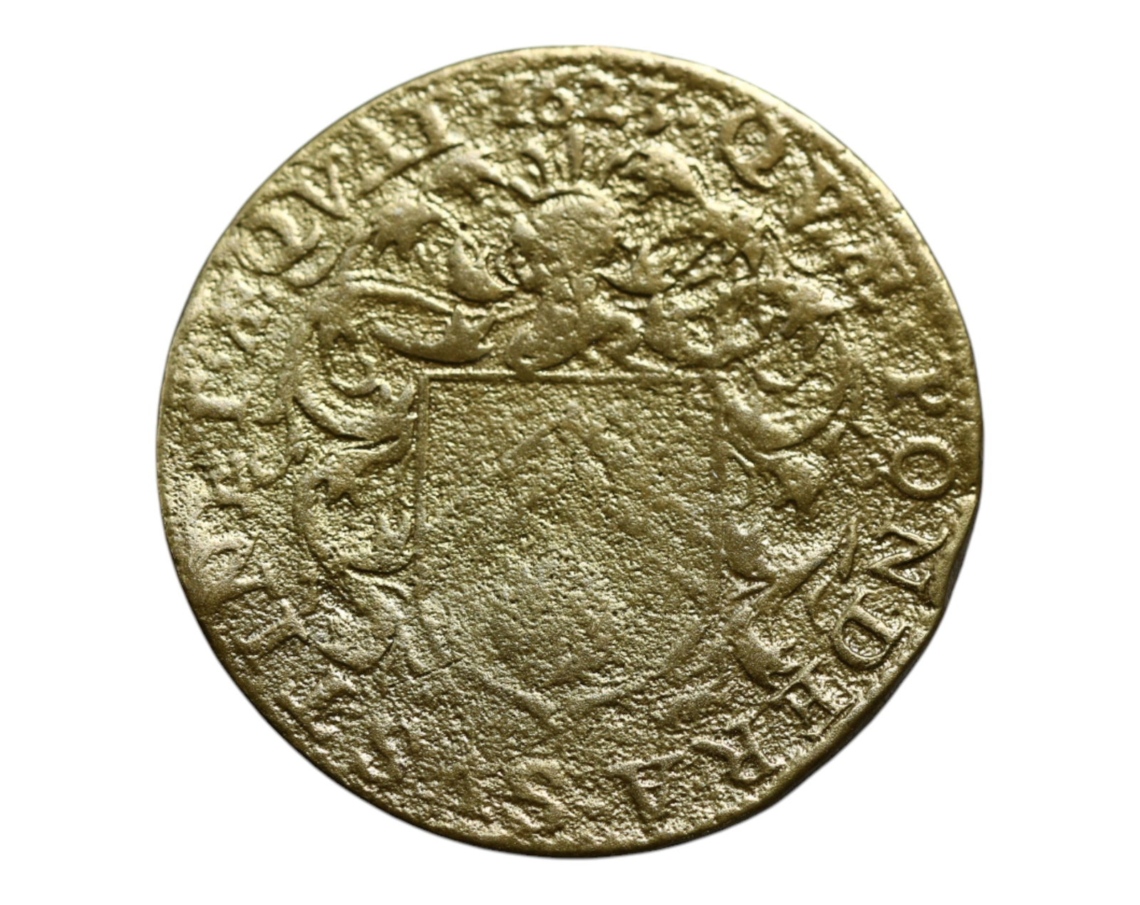 ITALY/SAVOY: Duke Charles Emmanuel I - Justice and Sovereignty Copper 1 Soldi Coin, 1623, 27mm: Issued under the reign of Charles Emmanuel I of Savoy, this robust copper 1 Soldi coin captures the early 17th-century emphasis on legal fairness and sovereign pride. The obverse features a crowned sh