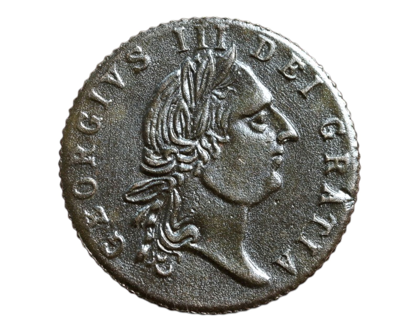 UNITED KINGDOM: George III - "Good Old Days" Political Tribute Token, 1788, 21mm (1 of 3)