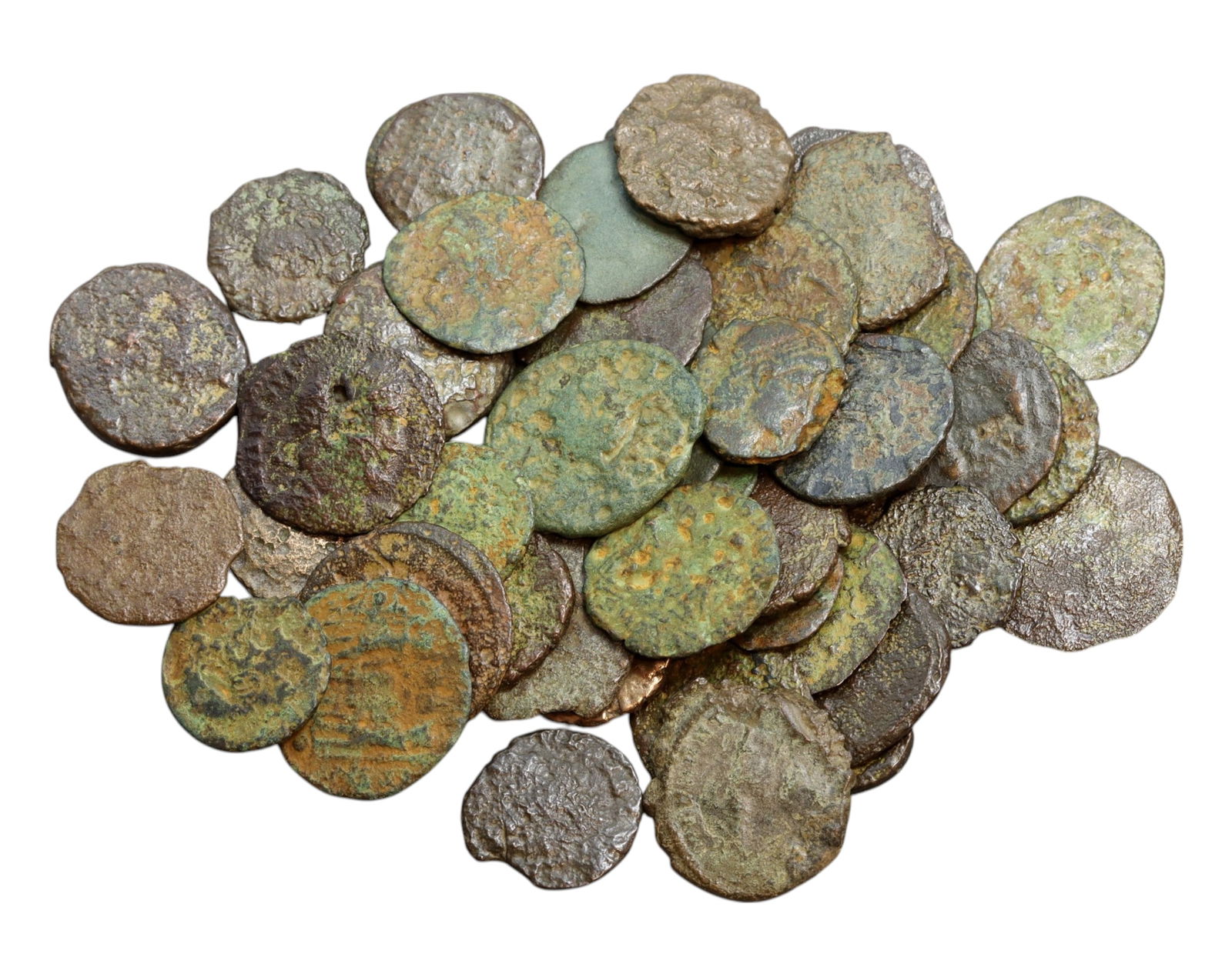 ROMAN EMPIRE: Lot of 48 Coins - AE Imperial and Provincial Issues, 3rd-4th Century (9-21mm) (1 of 1)