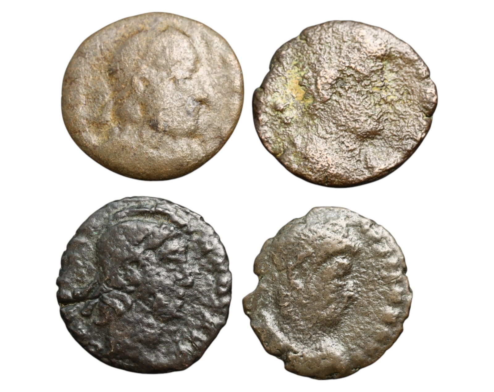 ROMAN EMPIRE: Provincial Rule - Lot of 4 AE Bronze Coins, c.3rd-4th Century, Avg. 14mm (1 of 2)