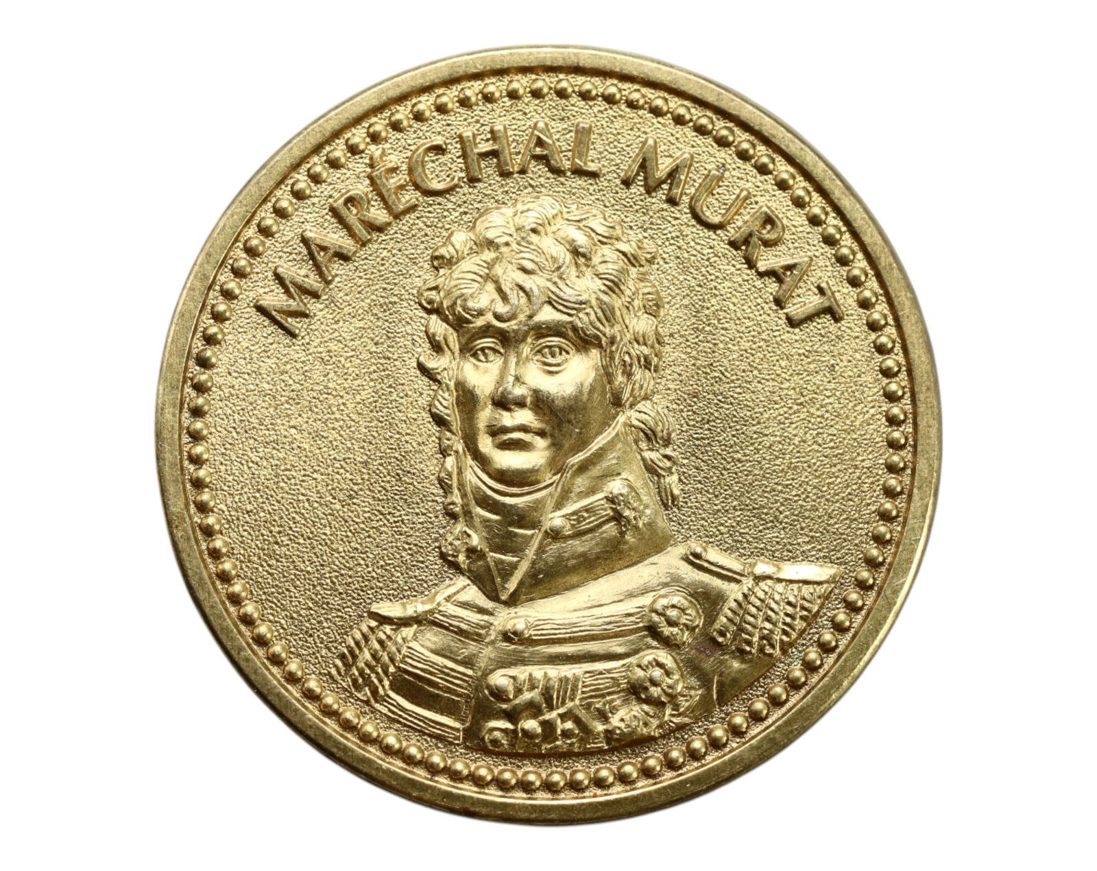 FRANCE/NAPOLEONIC ERA: Marshal Murat - Loyalty to Empire Medallic Token, ND, 30mm (1 of 3)