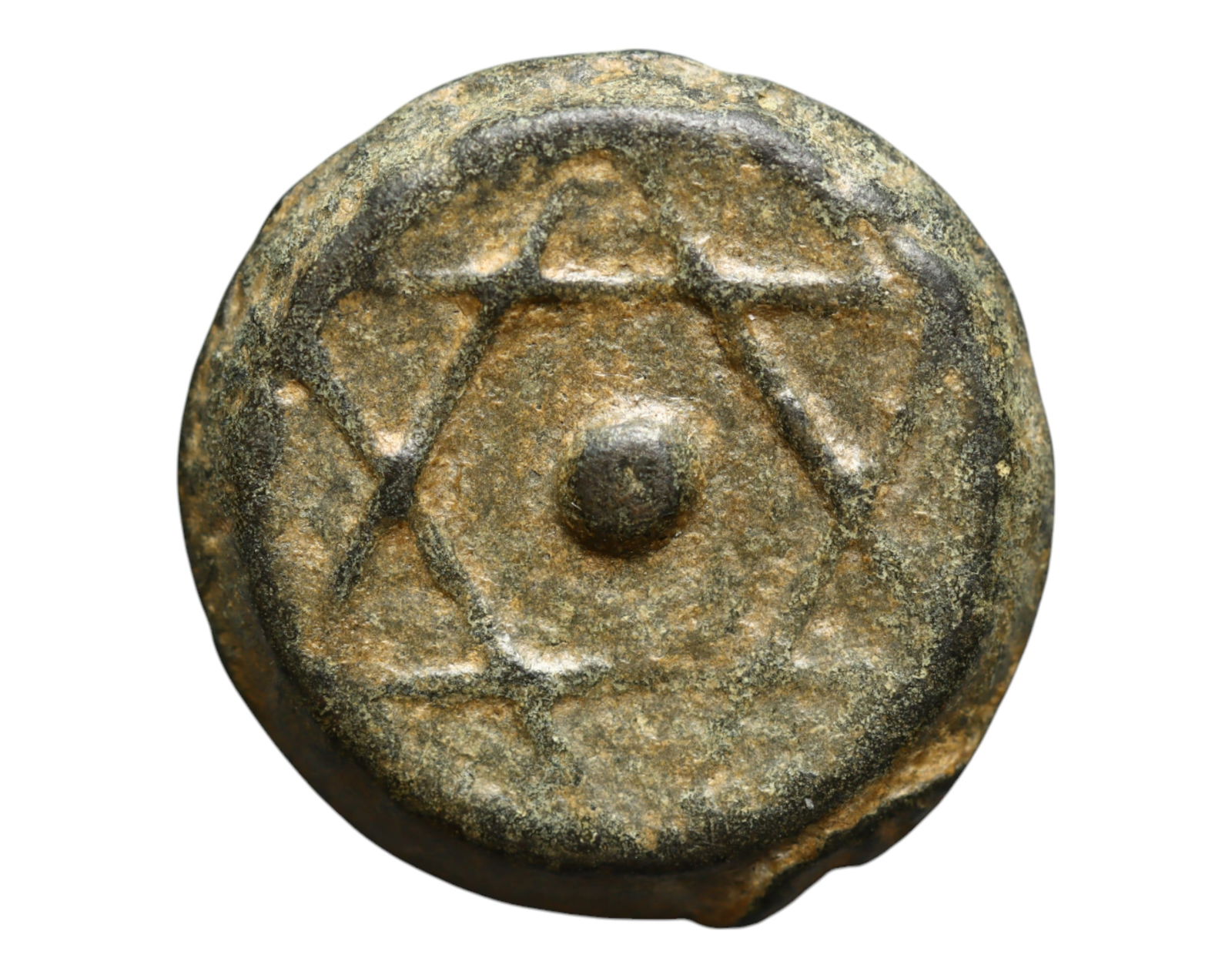 MOROCCO: Moulay 'Abd al-Rahman - Sovereign Strength Falus Coin, AH 1270-1275 (1854-1859), 18mm (1 of 3)