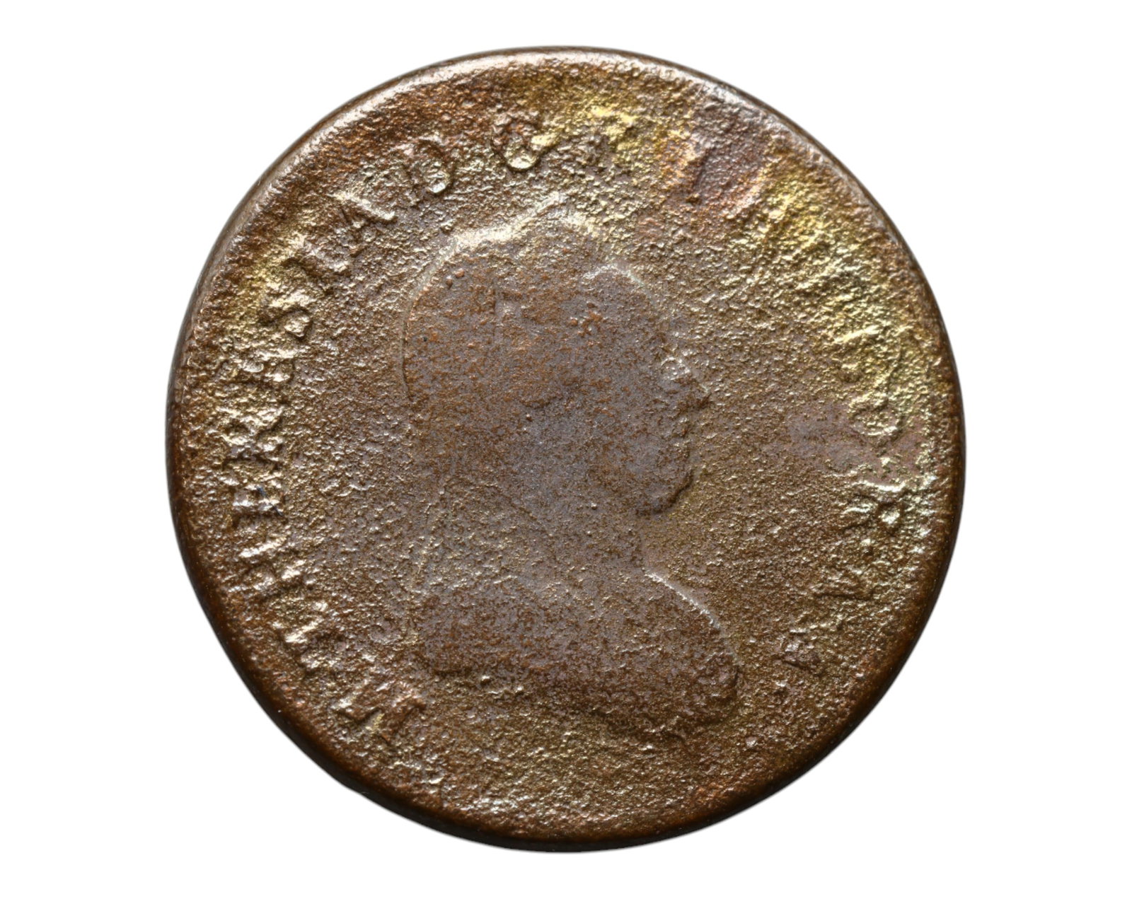 HOLY ROMAN EMPIRE: Empress Maria Theresia - Sovereign Legacy 1 Kreuzer Coin, 1780 K Kremnitz Mint,: Struck at the historic Kremnitz Mint during the final year of Maria Theresia's illustrious reign, this 1 Kreuzer coin embodies the enduring authority of one of Europe's most formidable female sovereig