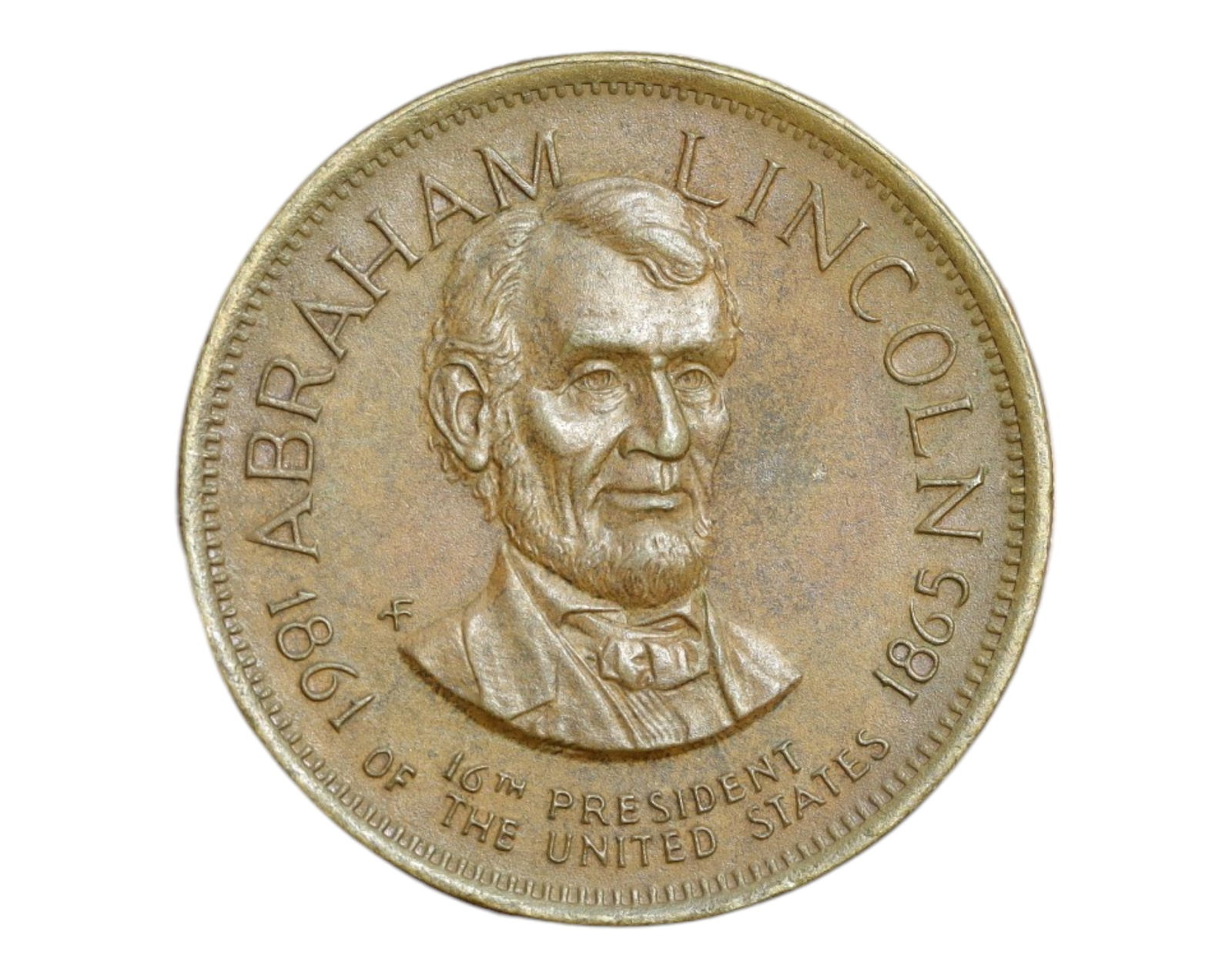 UNITED STATES: Abraham Lincoln - Bronze Presidential Medal, 1861-1865 (26mm) (1 of 3)