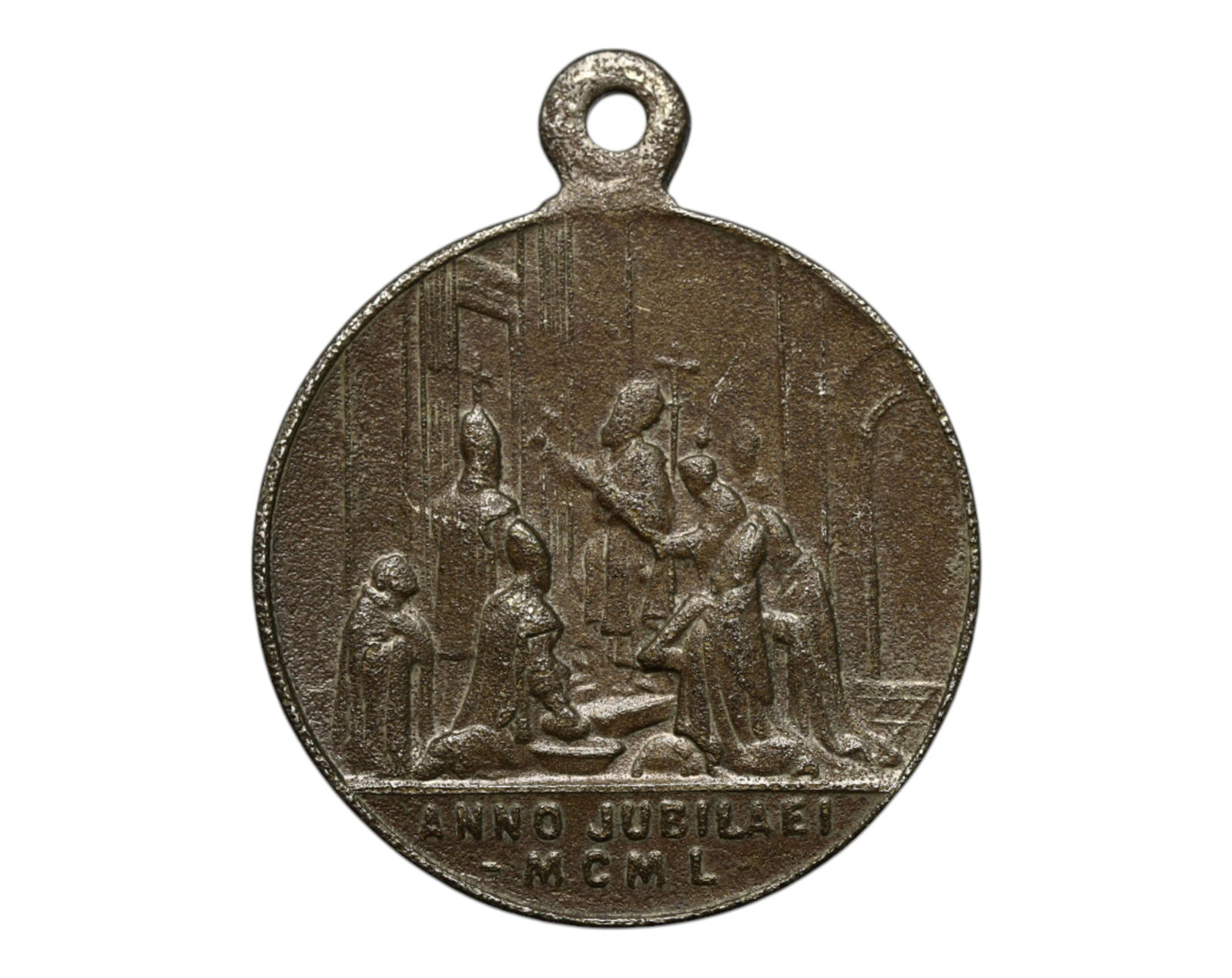 VATICAN CITY: Pius XII - Holy Year Jubilee Religious Medal, 1950, 22mm: Struck to commemorate the Anno Jubilaei MCM L (Holy Year 1950), this Vatican medal features a finely modeled portrait of Pope Pius XII on the obverse, underscoring his spiritual authority during a tim