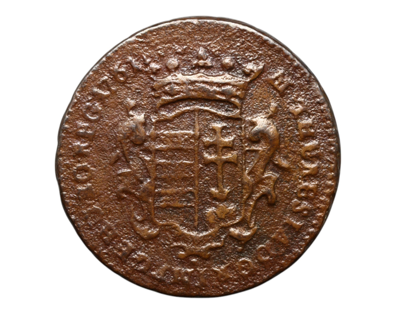 HUNGARY/HABSBURG: Maria Theresia - Patroness of Hungary 1/2 Denar Coin, 1761, 22mm: Issued under the reign of Empress Maria Theresia, this 1761 half denar coin embodies a moment of sacred monarchy and dynastic cohesion in Central Europe. The crowned Madonna and Child, radiating divin