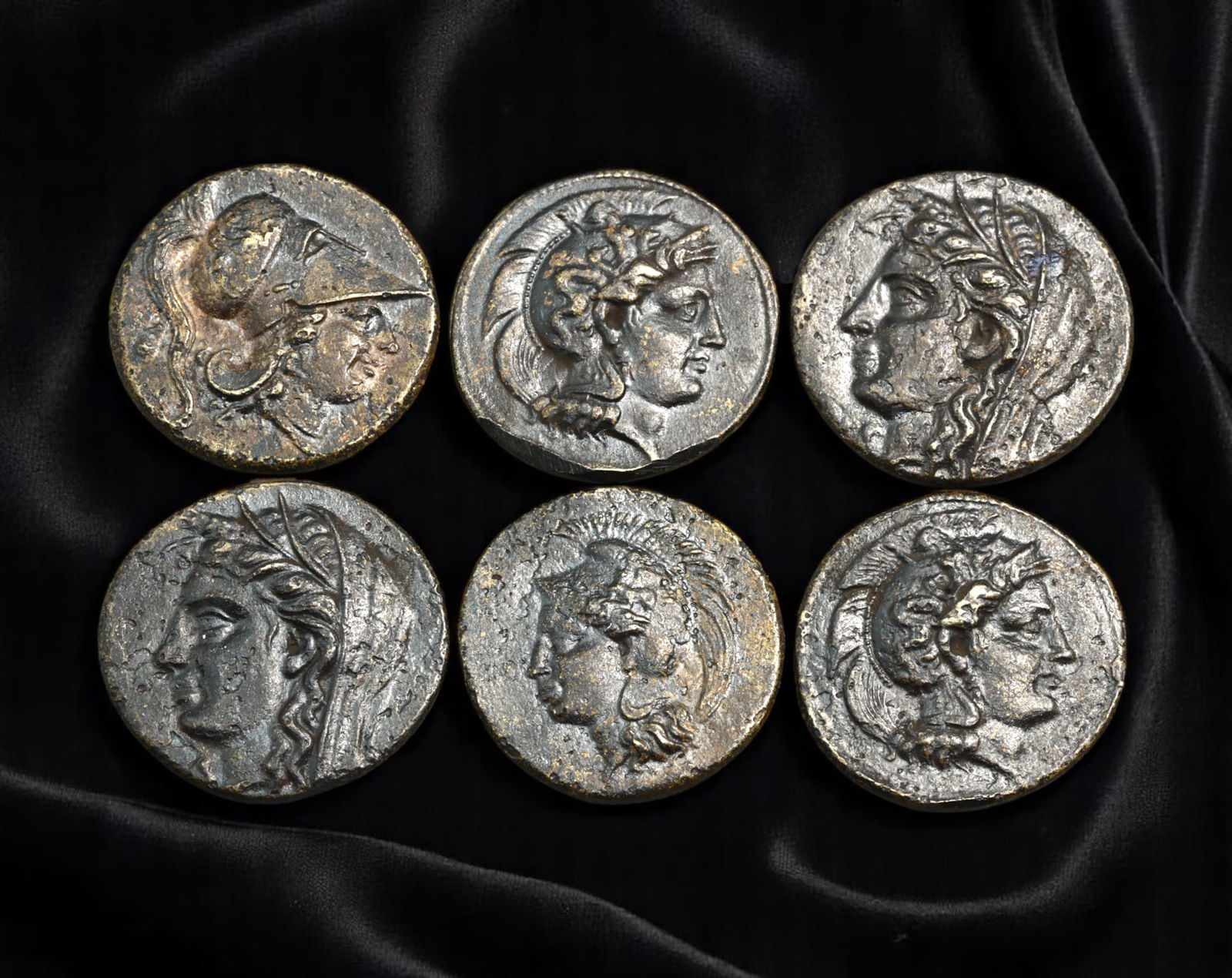 ANCIENT REVIVAL: Modern Strike Coin Lot - Roman & Greek Deity Profiles and Mythic Creatures (6 pcs) (1 of 2)
