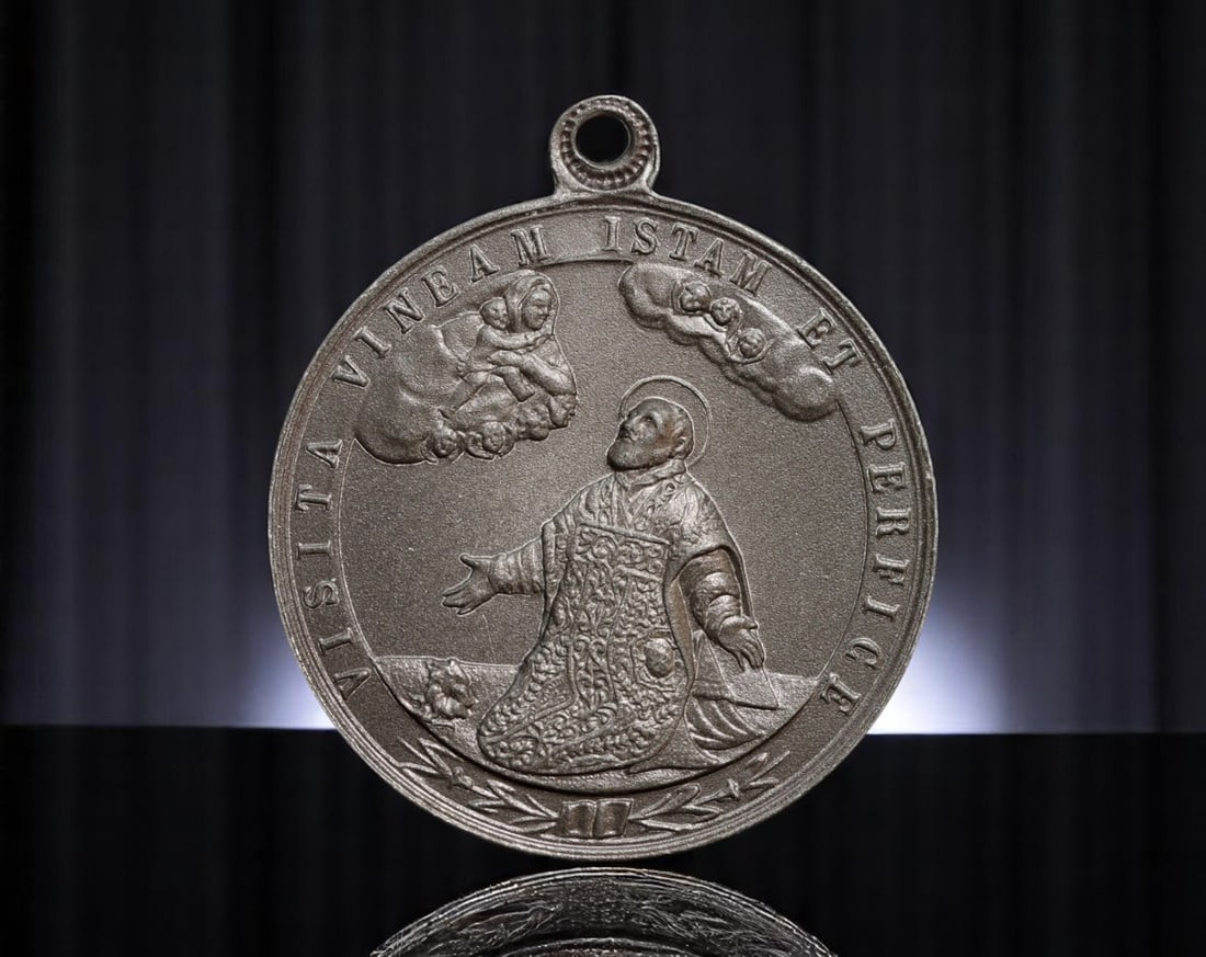 ITALY: Marian Devotion - Immaculate Conception and Papal Intercession Medal, ca. 19th Century, 38mm (1 of 2)