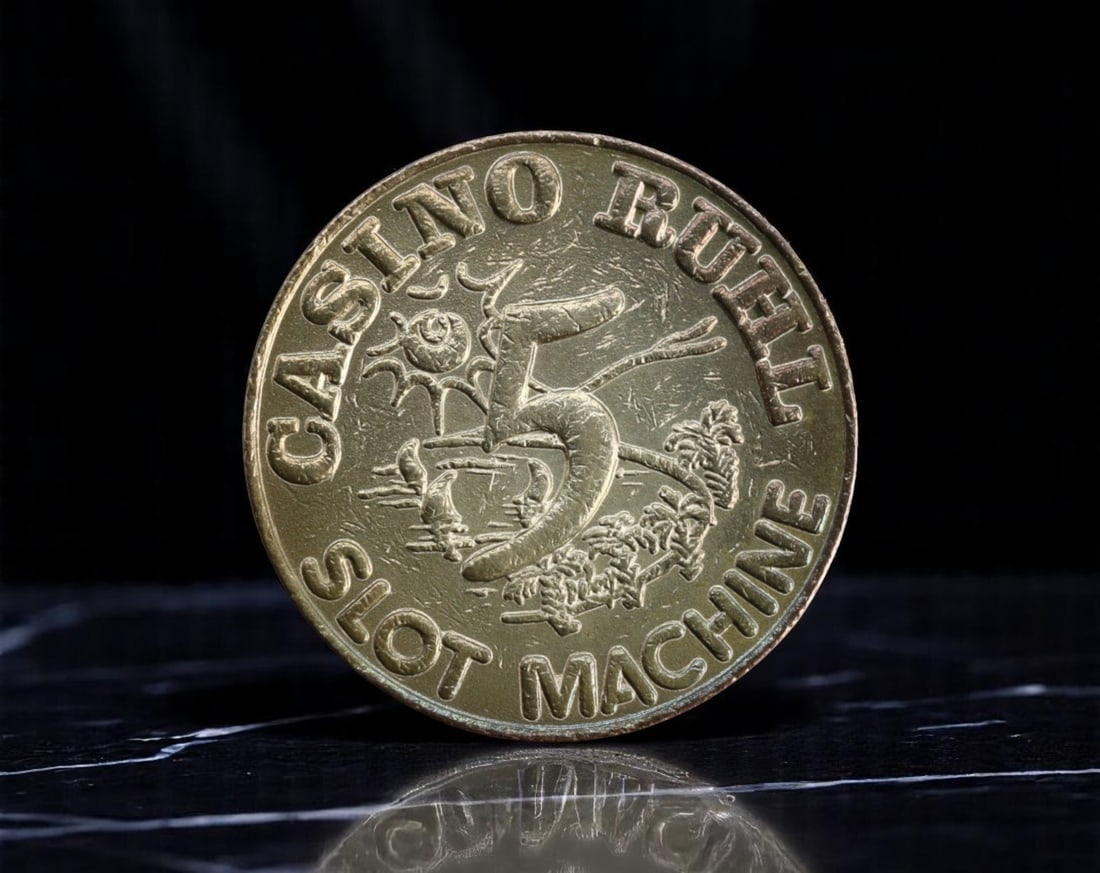 FRANCE: Casino Ruhl Nice - Riviera Luxury Slot Machine Token, ND, 26mm (1 of 2)