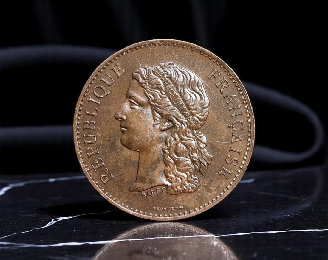 FRANCE: Liberty Enlightening the Nation - Revolution Centenary Commemorative Medal, 1889, 32mm (1 of 2)