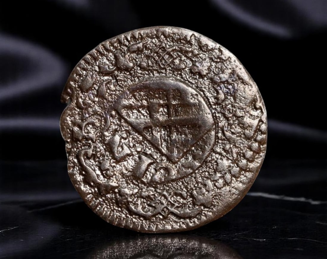 CATALONIA: Charles III Pretender - War of Spanish Succession Ardite Coin, 1709, 17mm: Struck during the volatile years of the War of Spanish Succession, this 1709 Ardite embodies Catalonia's defiance and political identity in the face of Bourbon centralization. Bearing the shield of th