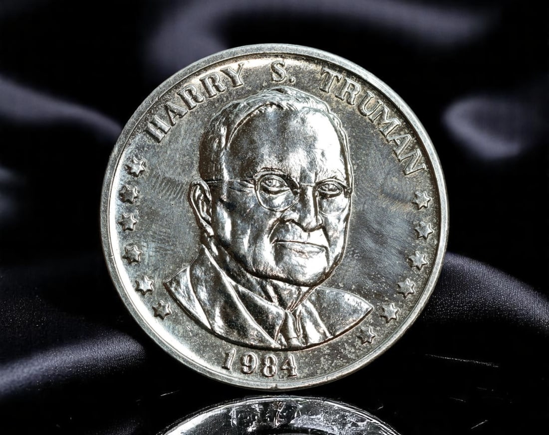 UNITED STATES: President Harry S. Truman - Centennial Commemorative Coin, 1984 (39mm) (1 of 2)