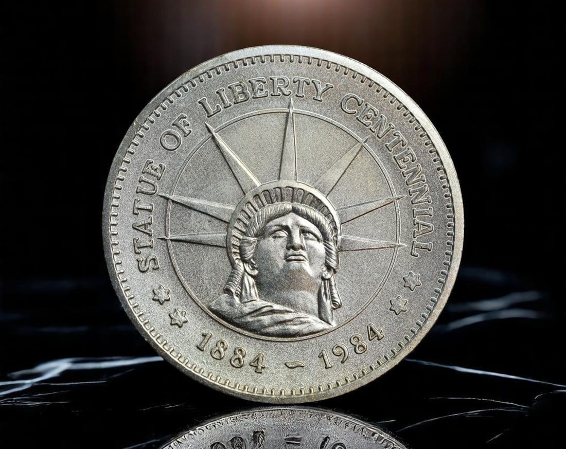 UNITED STATES: Statue of Liberty - Centennial Commemorative Coin, 1984 S (39mm) (1 of 2)