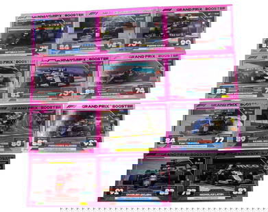 F1 Turbo Attax: 11-Card Grand Prix Booster Lot - Pink Parallel Race Moments, 2021 EN: This 11-card Grand Prix Booster lot from the 2021 Topps F1 Turbo Attax series delivers a vibrant lineup of race-action pink parallel cards, each tied to a specific Grand Prix performance. Highlighted