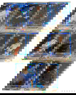 Topps Chrome F1 Card: 9-Card RayWave Refractor Lot - Future Stars, Schumacher, Verstappen, 2021 EN: This 9-card RayWave Refractor lot from the 2021 Topps Chrome Formula 1 series showcases a compelling mix of rising stars, young F1 talent, and established performers-all accented with the vibrant RayW