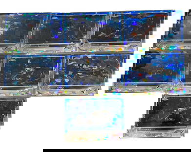 Topps Chrome F1 Card: 7-Card RayWave Refractor Lot - Gasly, F2 Talents & Car Action, 2021 EN: This 7-card RayWave Refractor lot from the 2021 Topps Chrome Formula 1 set delivers a sleek blend of Formula 2 prospects and high-detail F1 car action shots, highlighted by three unique entries of Pie
