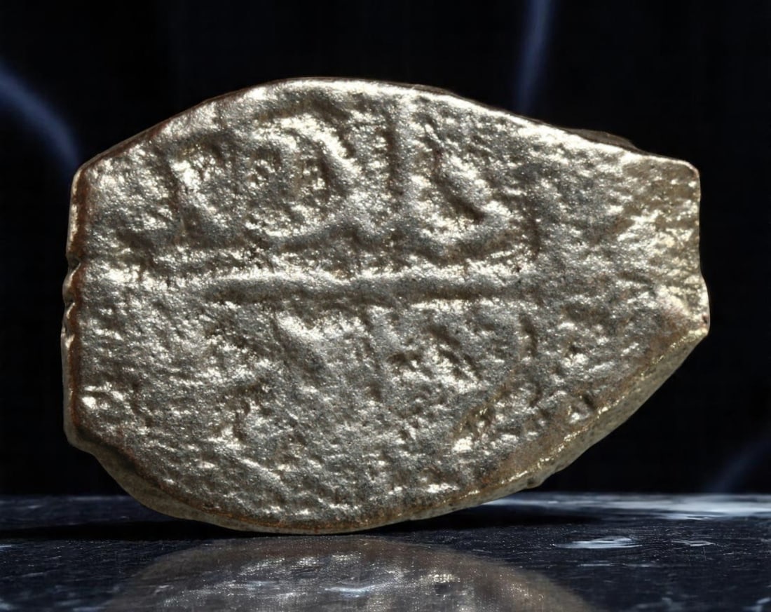 INDIA: Delhi Sultanate - Billon Tanka of Nasir al-Din Mahmud Shah, ca. 1246-1266 CE, 17mm: Struck under the rule of Nasir al-Din Mahmud Shah of the Mamluk (Slave) Dynasty, this billon tanka embodies the early Islamic numismatic traditions of medieval India. The obverse features elegant Arab