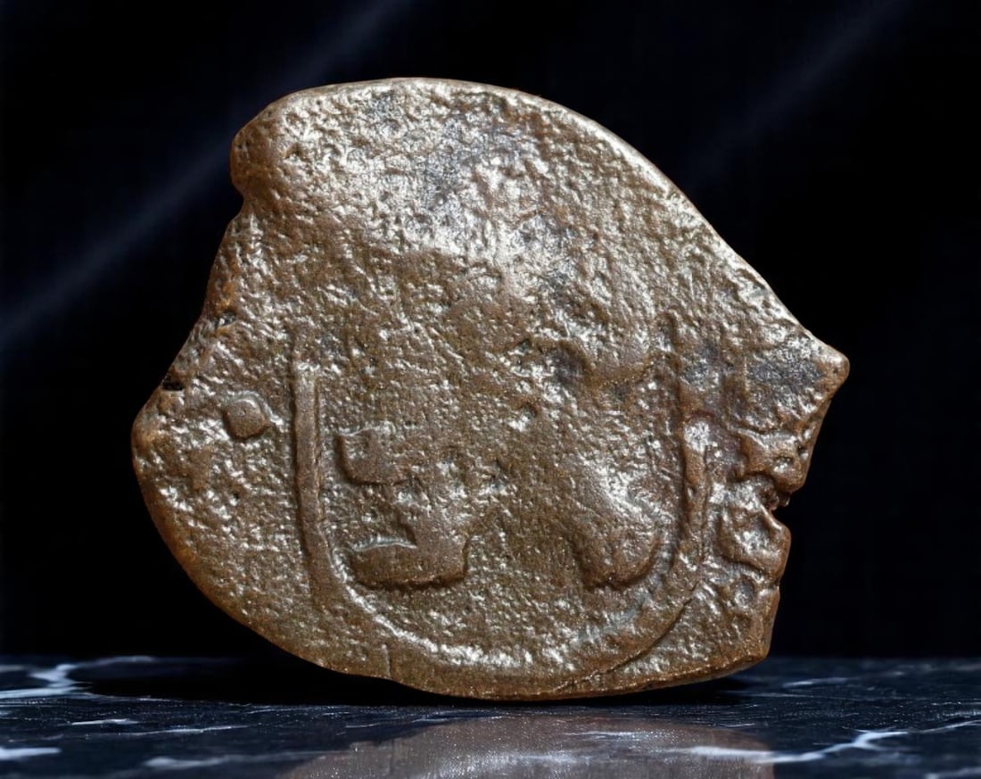 SPAIN: Carlos II - Royal Provincial Authority 2 Maravedis Coin, c.1680 Trujillo Mint, 19mm: Struck under the reign of Carlos II, this 2 Maravedis copper coin from the Trujillo mint serves as a modest yet powerful token of late Habsburg Spain's waning imperial control. The castle motif-partia
