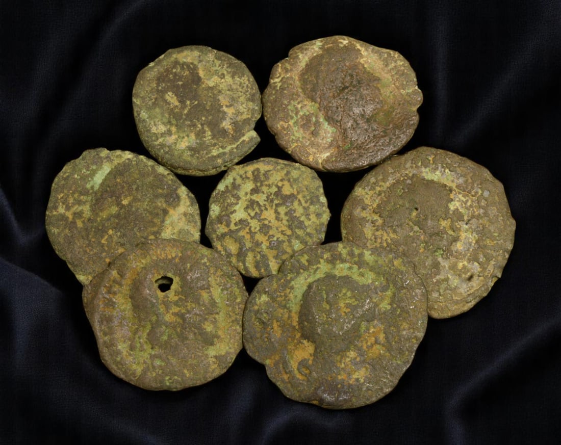 ROMAN EMPIRE: Enduring Legacy - Lot of 7 AE Bronze Coins, 3rd-4th Century AD, 13-20mm (1 of 1)