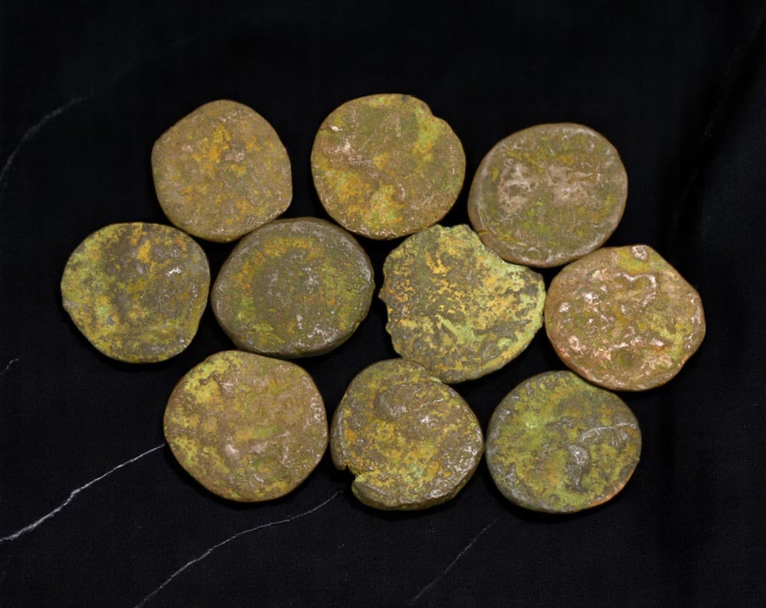ROMAN EMPIRE: Imperial Legacy - AE Bronze Coin Group, circa 3rd-4th Century AD, 12-15mm (1 of 1)