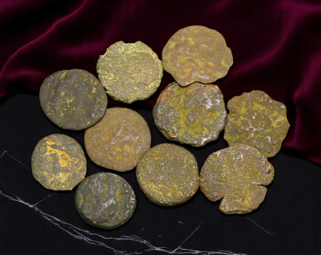 ROMAN EMPIRE: Imperial Legacy - AE Bronze Coin Group, circa 3rd-4th Century AD, 11-15mm (1 of 1)