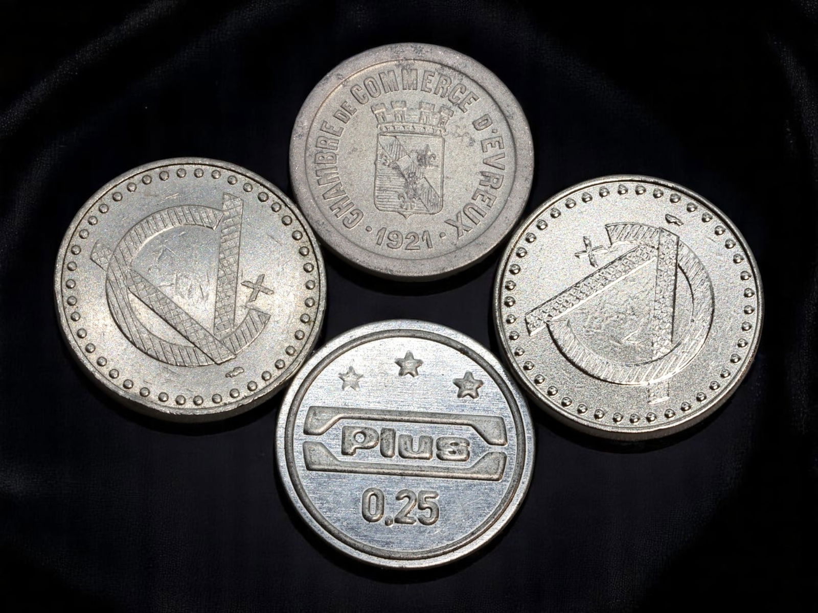 EUROPE: Commerce & Reconstruction - Mixed Civic and Token Coinage, 1921-Modern, 19-20mm (1 of 2)