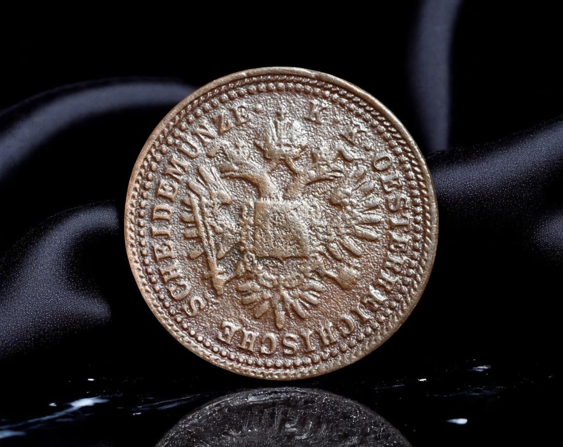 AUSTRIA: Franz Joseph I - Imperial Renewal 1 Kreuzer Coin, 1851 B Vienna Mint, 23mm: Struck in 1851 during the early reign of Emperor Franz Joseph I, this 1 Kreuzer coin captures a pivotal moment of imperial consolidation. The crowned double-headed eagle of Austria graces the obverse,