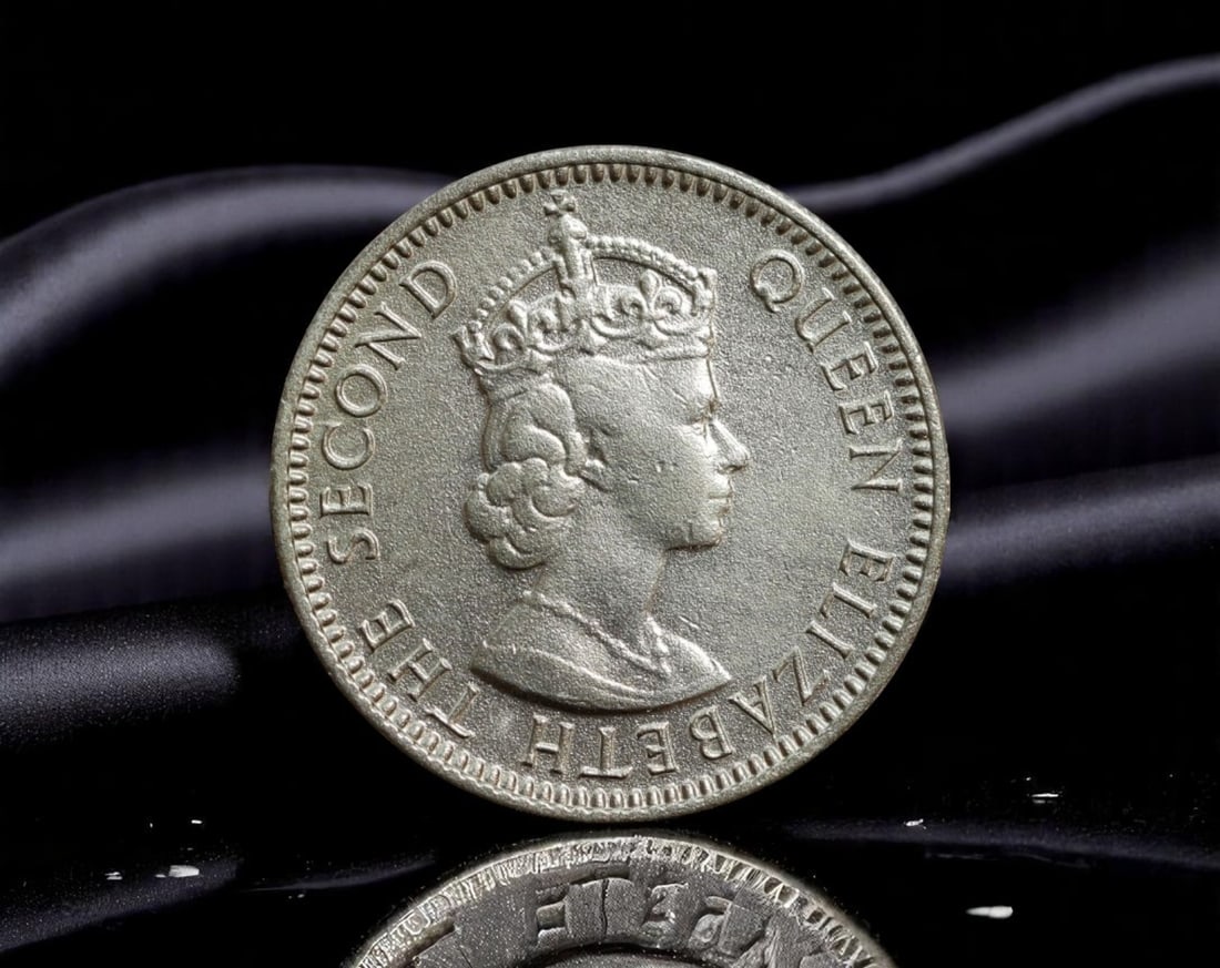 MALAYA AND BRITISH BORNEO: Queen Elizabeth II - Colonial Legacy 10 Cents Coin, 1961, 19mm: Issued at the twilight of British colonial rule in Southeast Asia, this 1961 10 Cents coin stands as a poignant artifact of the empire's final decades. The obverse features a youthful Queen Elizabeth 