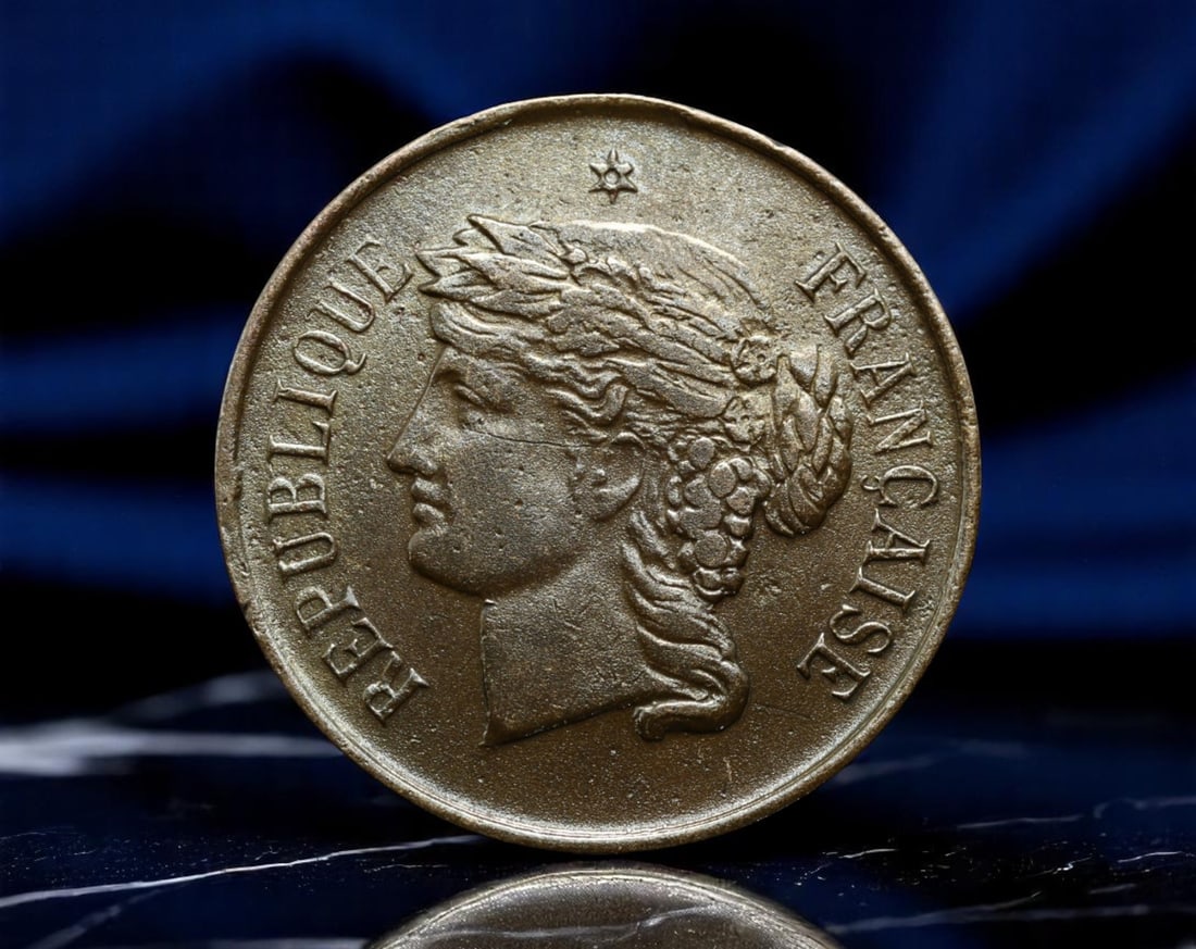 FRANCE: Republican Allegory - Bastille Day National Celebration Medal, 1903, 24mm (1 of 2)