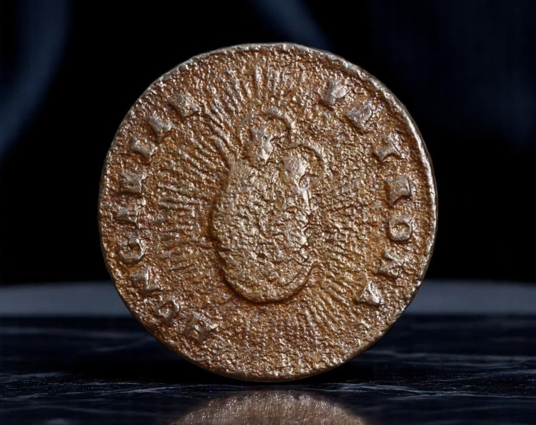 HUNGARY: Maria Theresa - Radiant Glory Denar Coin, 1763 Kremnica Mint, 22mm: Issued in 1763 during the reign of Empress Maria Theresa, this copper denar commemorates one of Europe's most influential monarchs and a pivotal year following the Treaty of Hubertusburg. The obverse 