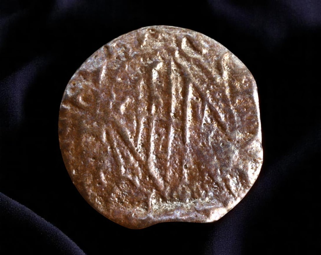 CATALONIA: Philip IV - City of Barcelona Ardite Coin, 1640, 16mm: Struck in the pivotal year of 1640 during the Catalan Revolt, this copper Ardite from Barcelona bears both political and geographic symbolism. The obverse presents a stylized left-facing bust flanked 