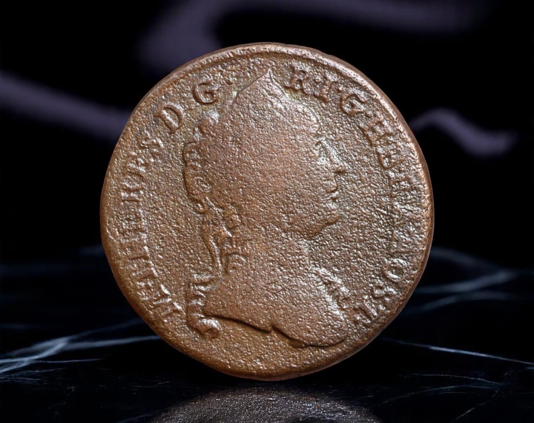 AUSTRIA: Franz I - Ein Kreuzer Coin, 1763 S Karlsburg Mint, 26mm (1 of 2)