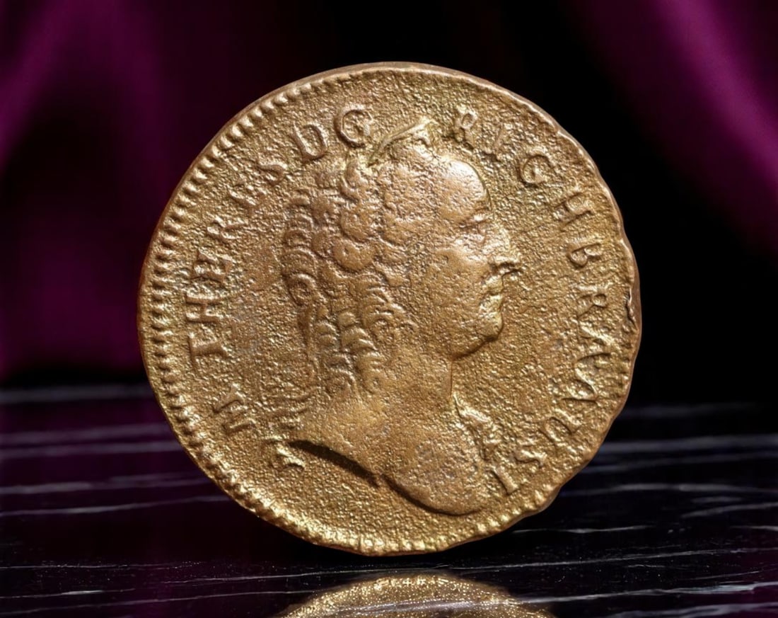 AUSTRIA: Habsburg Authority - Francis I Imperial Portrait 1 Kreuzer Coin, 1752, 26mm: Minted during the height of Habsburg influence, this 1752 1 Kreuzer coin features the stately profile of Francis I, Holy Roman Emperor, consort to the formidable Maria Theresa and a central figure in 