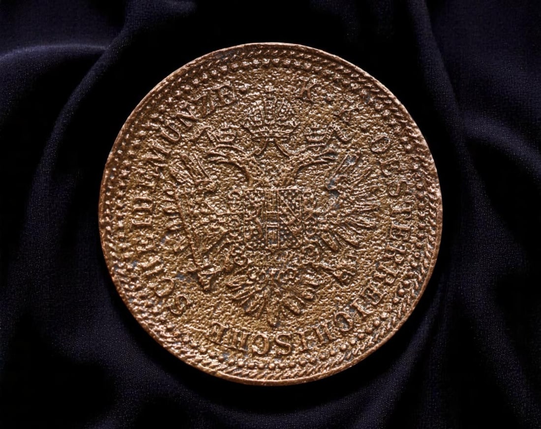 AUSTRIA: Emperor Franz Joseph I - Imperial Consolidation Era 1 Kreuzer Coin, 1851 A Vienna Mint,: Struck at the Vienna Mint in 1851, this 1 Kreuzer coin embodies the youthful vision of Emperor Franz Joseph I as he embarked on the monumental task of strengthening the Habsburg realm. The obverse sho