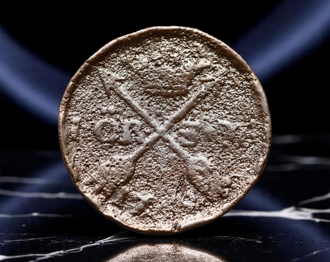 SWEDEN: Royal Arms - Adolf Frederick 1 Ore Coin, 1760s, 28mm: Issued during the reign of Adolf Frederick, King of Sweden (1751-1771), this substantial copper 1 Ore captures the austere power of the Swedish monarchy at a time when the realm balanced between royal