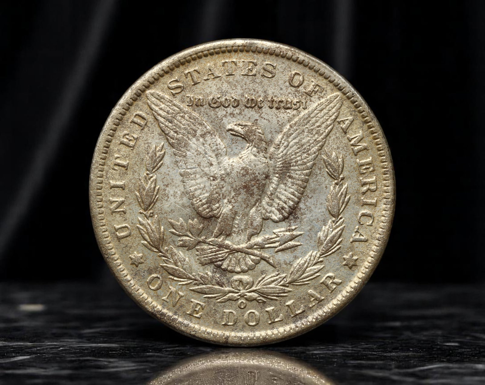 UNITED STATES: Liberty Ascendant - Morgan Dollar Tribute Coin (Modern Striking), 1883 Style, 37mm: Strikingly reimagined in silvered detail, this modern striking captures the powerful visual legacy of the 1883 Morgan Dollar-an emblem of post-Civil War renewal and economic ambition. Liberty appears 