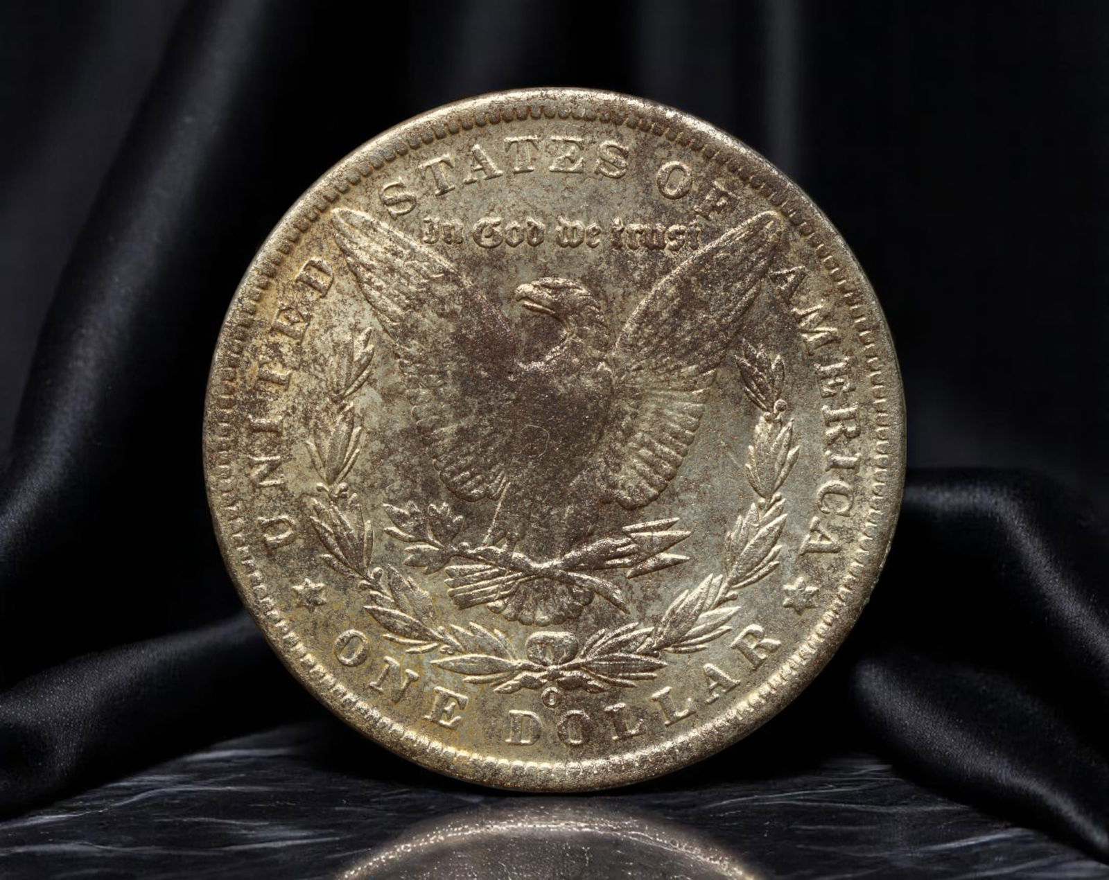 UNITED STATES: Liberty Ascendant - Morgan Dollar Tribute Coin (Modern Striking), 1883 Style, 37mm: Strikingly reimagined in silvered detail, this modern striking captures the powerful visual legacy of the 1883 Morgan Dollar-an emblem of post-Civil War renewal and economic ambition. Liberty appears