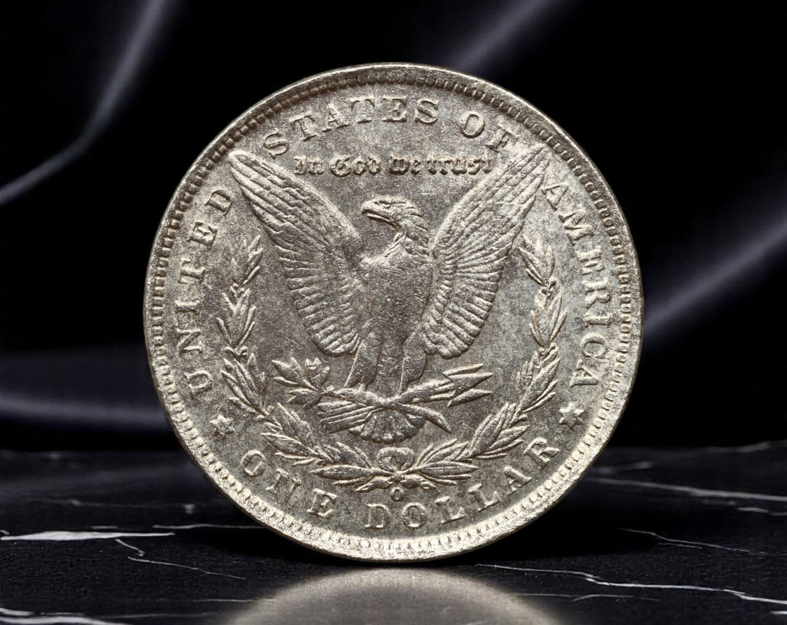 UNITED STATES: Liberty Ascendant - Morgan Dollar Tribute Coin (Modern Striking), 1883 Style, 37mm: Strikingly reimagined in silvered detail, this modern striking captures the powerful visual legacy of the 1883 Morgan Dollar-an emblem of post-Civil War renewal and economic ambition. Liberty appears 