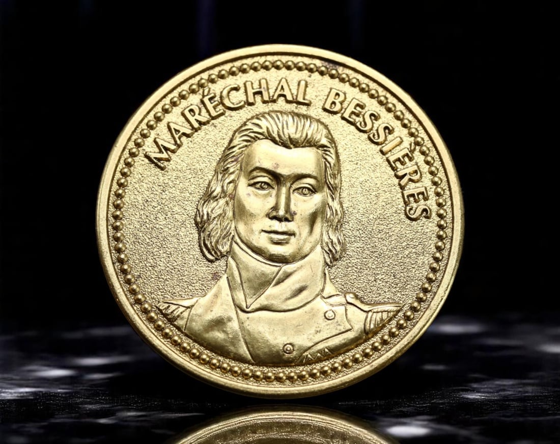 FRANCE: Napoleonic Legacy - Marechal Bessieres Memorial Token, ND (20th Century), 30mm (1 of 2)