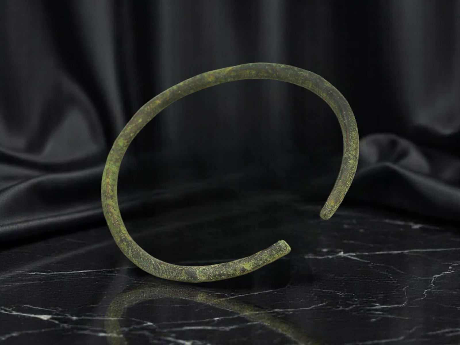 CELTIC PROTO-CURRENCY Ring - Slender Loop with Fine Patination (4.3 cm) (1 of 1)