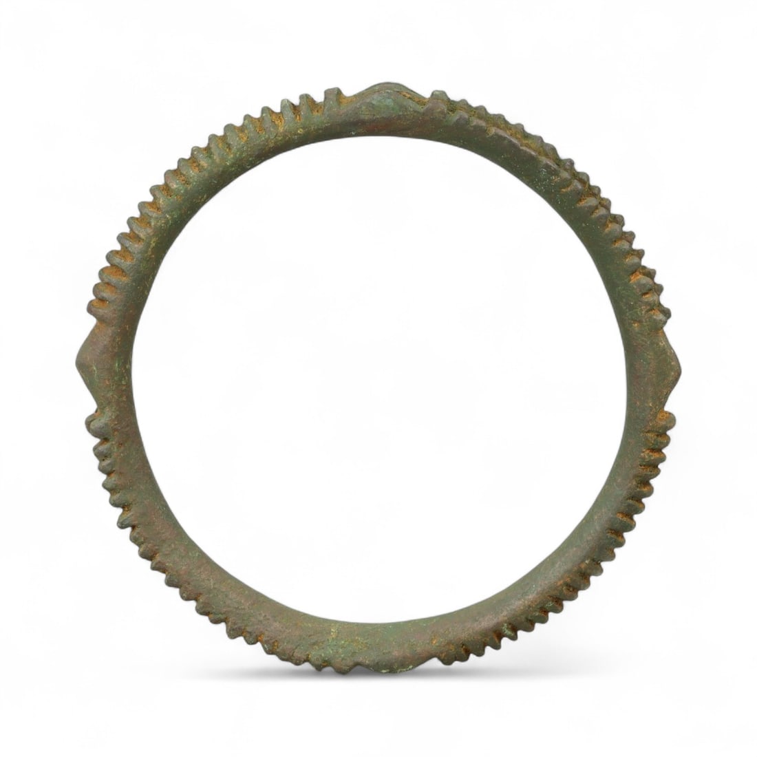 Ancient Celtic Ethnic Sun Spiral Bronze Bracelet, c. 3rd-1st Century BCE (1 of 2)