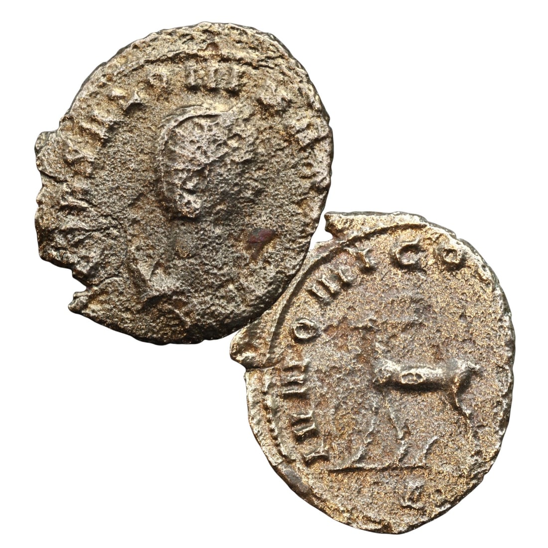ANCIENT ROMAN EMPIRE: Ancient AE Bronze Coin Issue, 22mm: Issued during one of the most transformative epochs of the Roman Empire, this bronze coin embodies the endurance and adaptability of Roman statecraft across centuries. Its compact flan and timeworn su