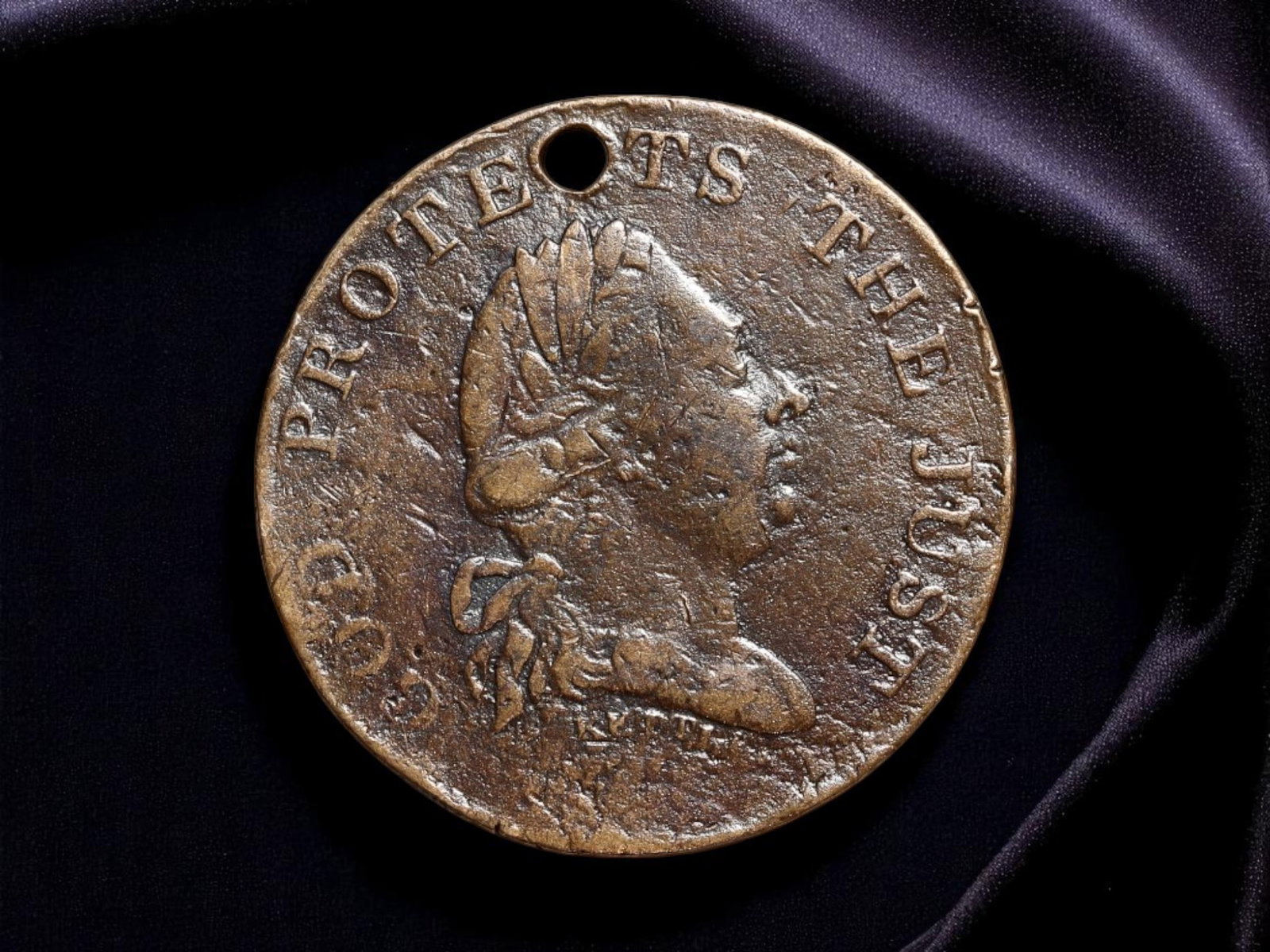 UNITED KINGDOM: George III - Golden Jubilee Commemorative Token, 1810, 24.2mm (1 of 2)