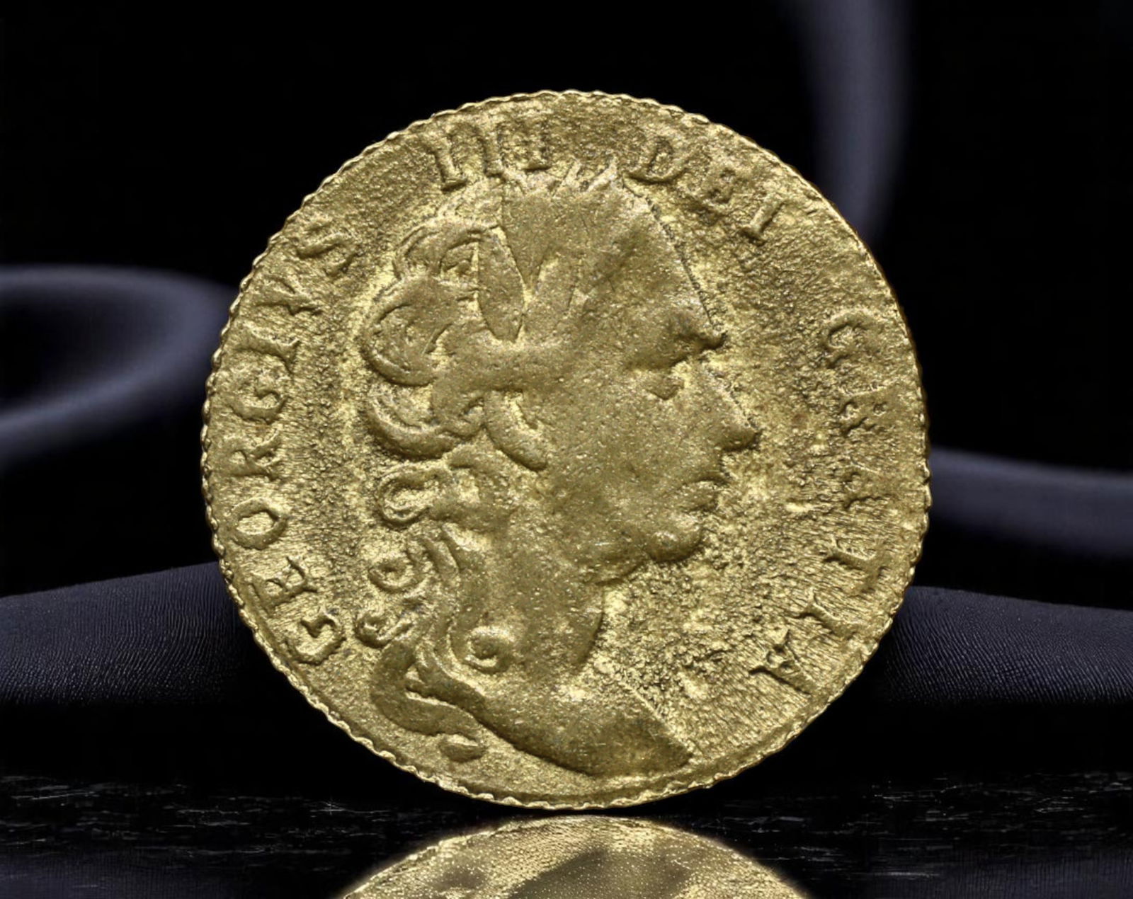 GREAT BRITAIN: George III - Loyalist Commemoration Gilt Token, 1788, 20mm (1 of 2)