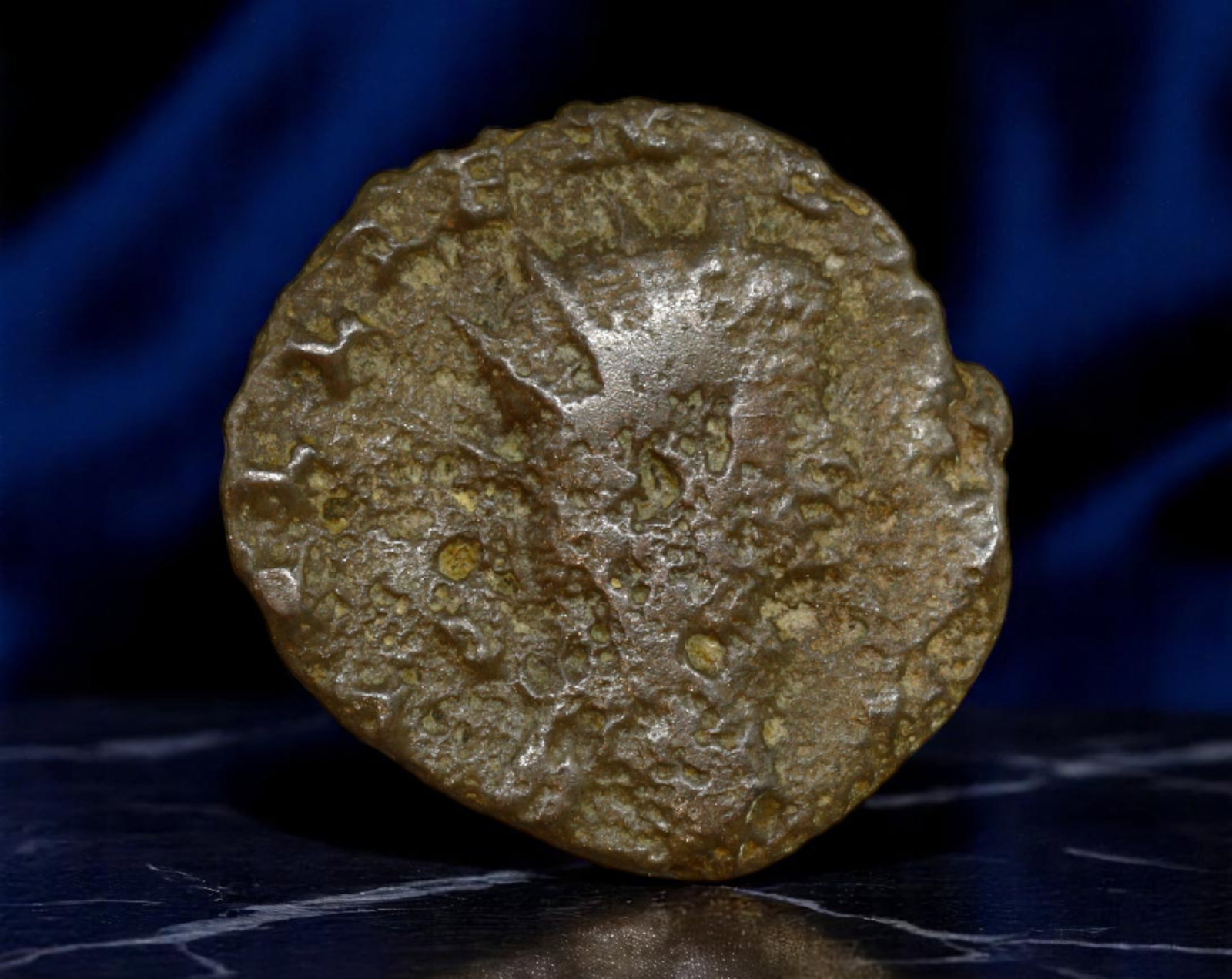 ROMAN EMPIRE: Ancient AE Coin Bronze Issue, 16mm: Issued during one of the most transformative epochs of the Roman Empire, this bronze coin embodies the endurance and adaptability of Roman statecraft across centuries. Its compact flan and timeworn su